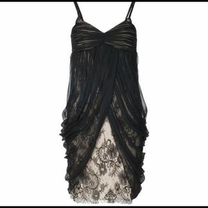 Alice and Olivia Black Lace Dress